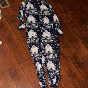 Women's Yeti Print Pajama Onesie